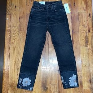 NEW (with tags) - vintage fit high waist jeans